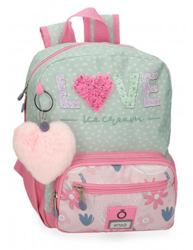 MOCHILA 28CM.ENSO LOVE ICE CREAM